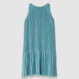 Robe Rida en satin plissé 