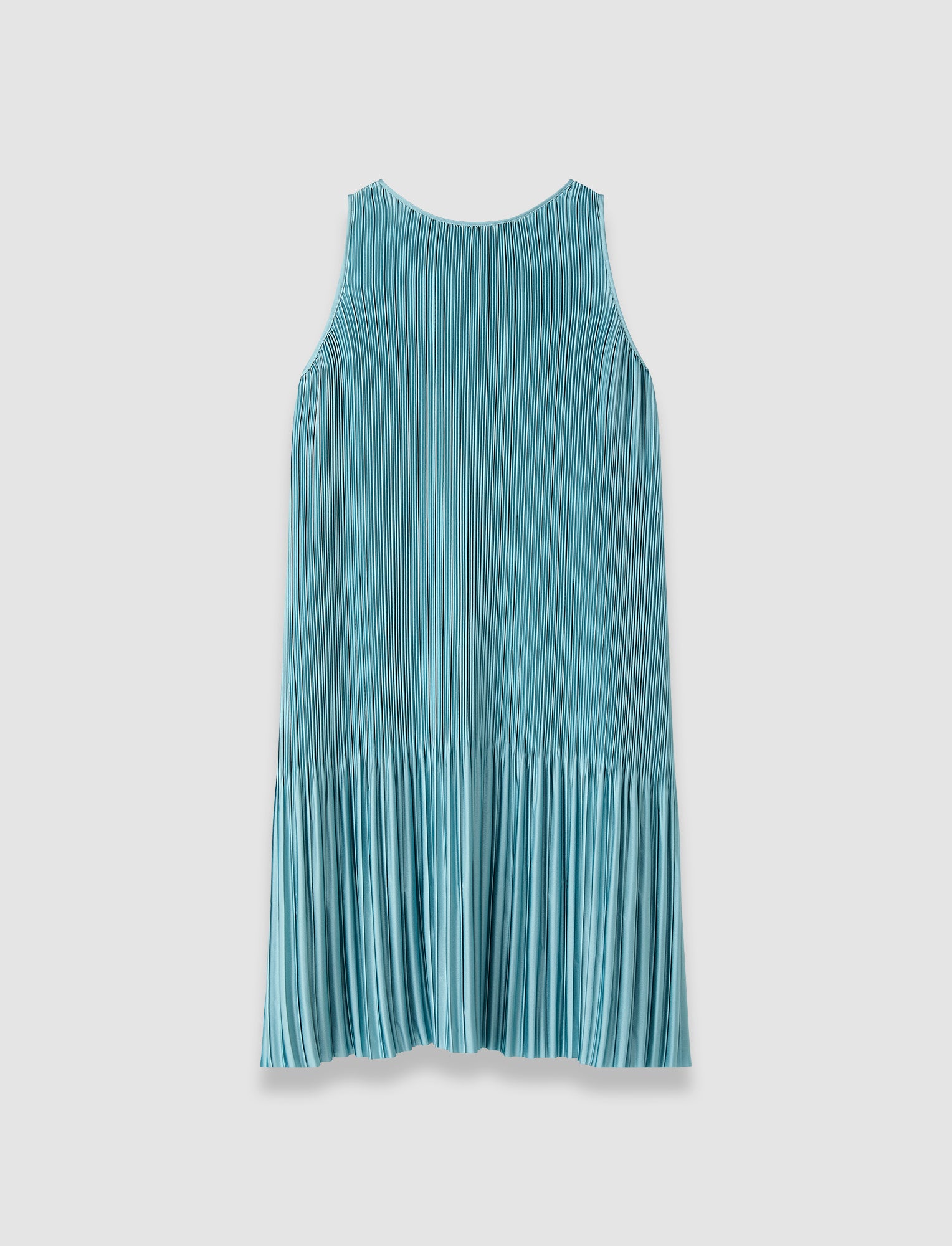 bleu-robe-rida-en-satin-plisse-JOSEPH