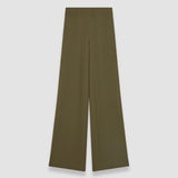 Green Rihani Crepe de Soie Silk Trousers - Joseph