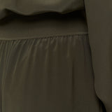 Green Rihani Crepe de Soie Silk Trousers - Joseph