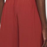 Red Rihani Crepe de Soie Silk Trousers - Joseph