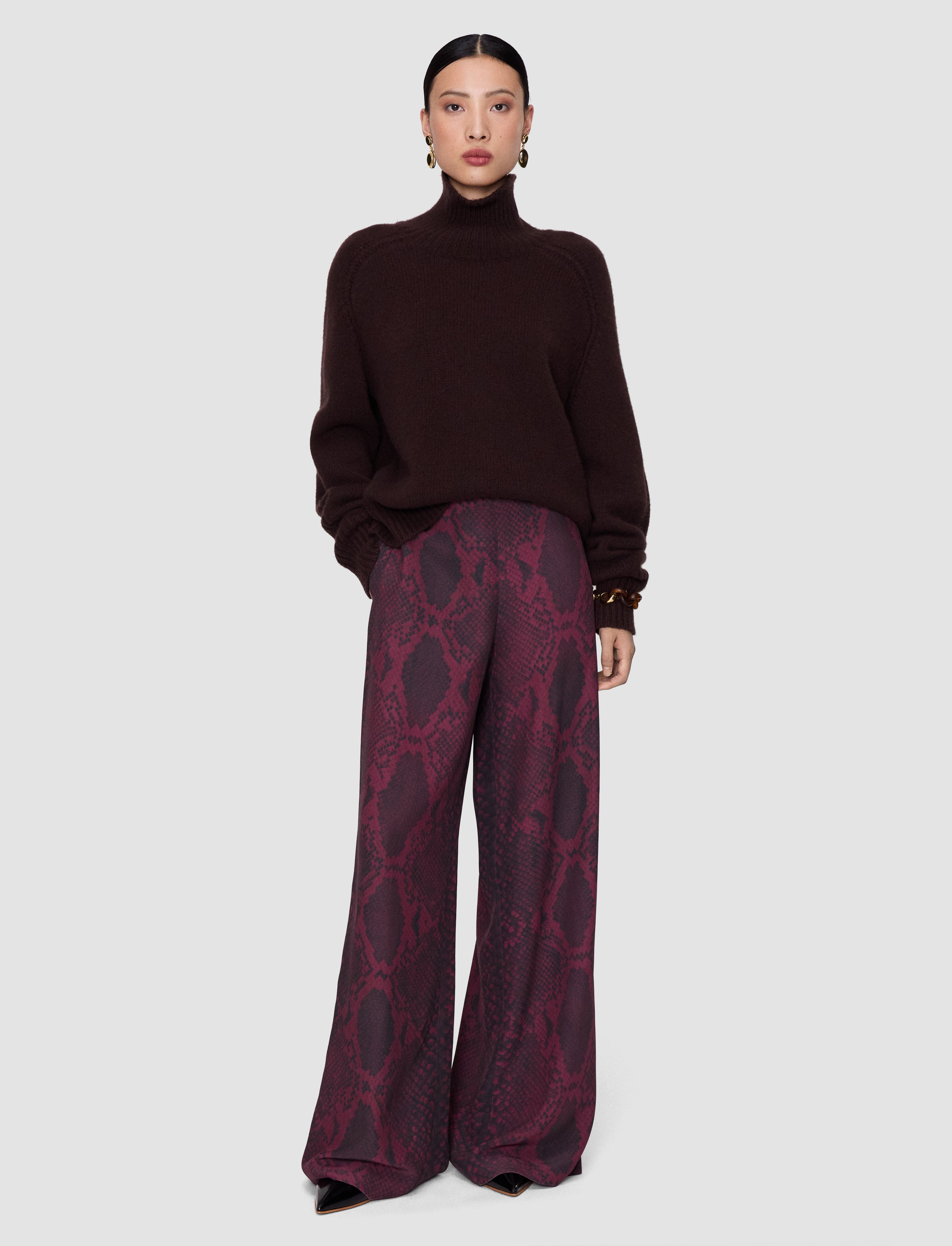 purple-rita-satin-twill-snake-trousers-JOSEPH
