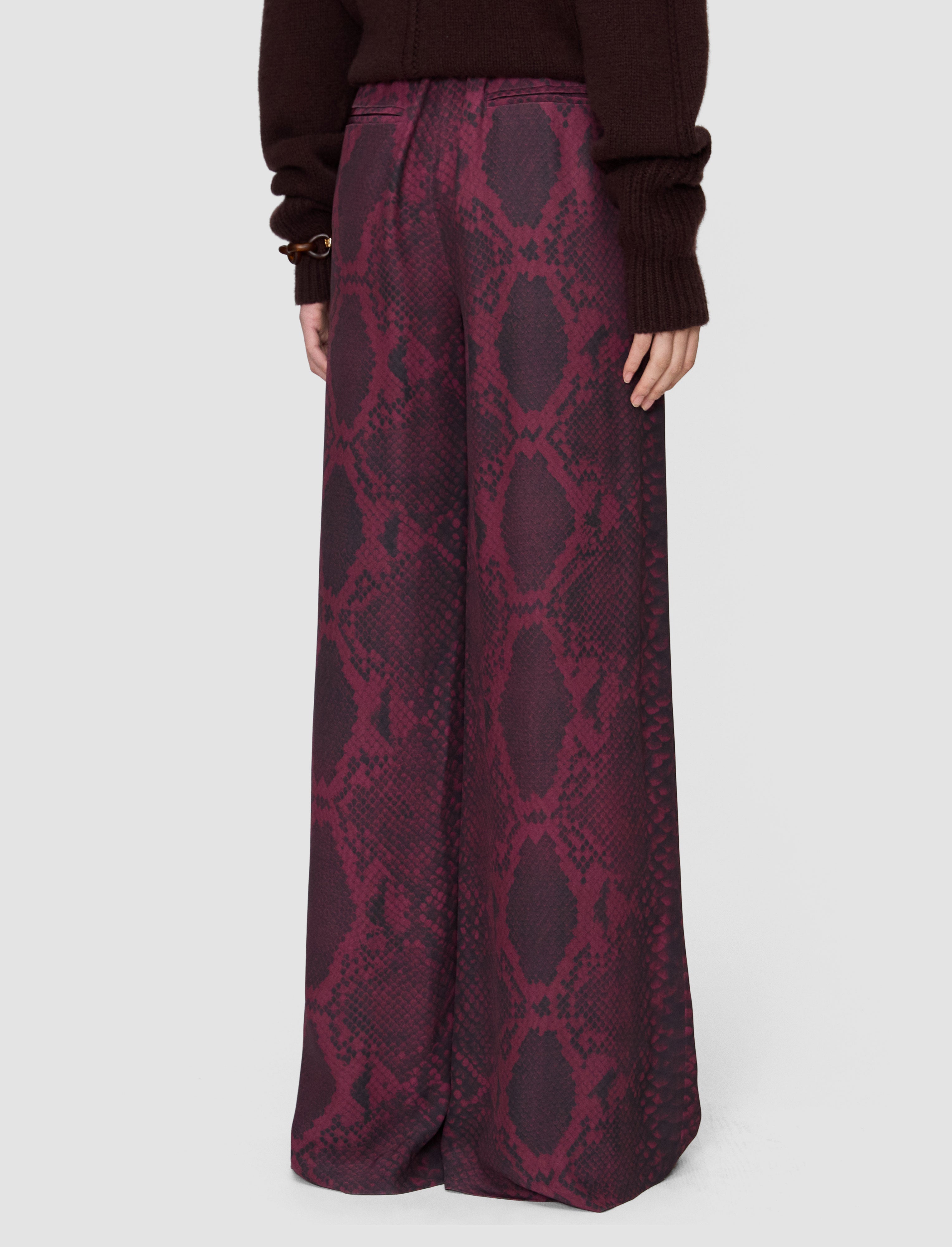 purple-rita-satin-twill-snake-trousers-JOSEPH