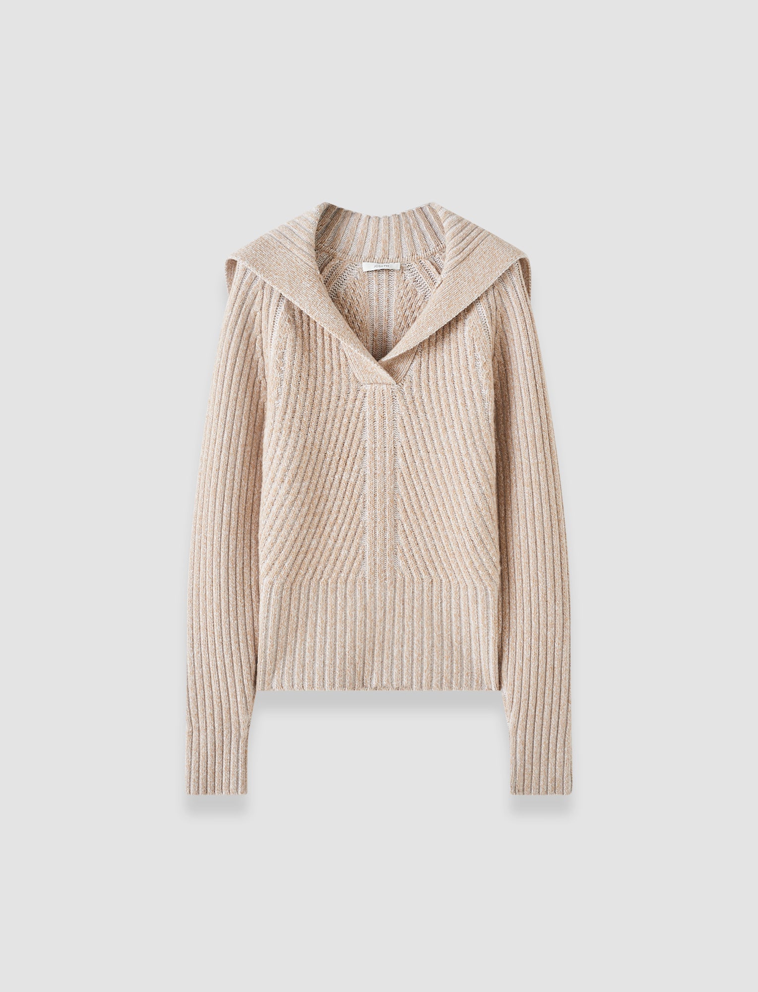 beige-pull-robby-en-laine-merinos-moulinee-JOSEPH