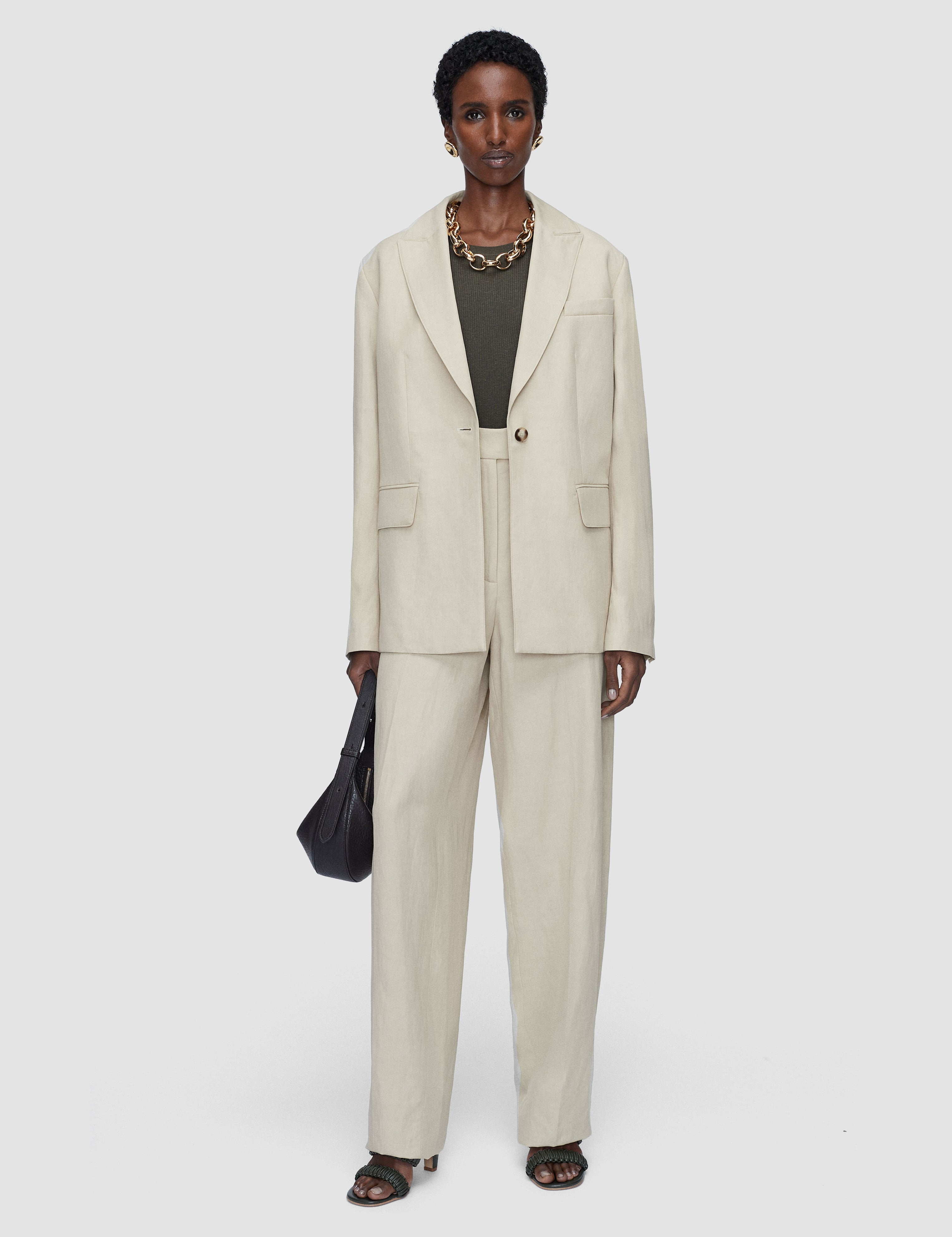 Beige Rochd Light Linen Blend Jacket - Joseph