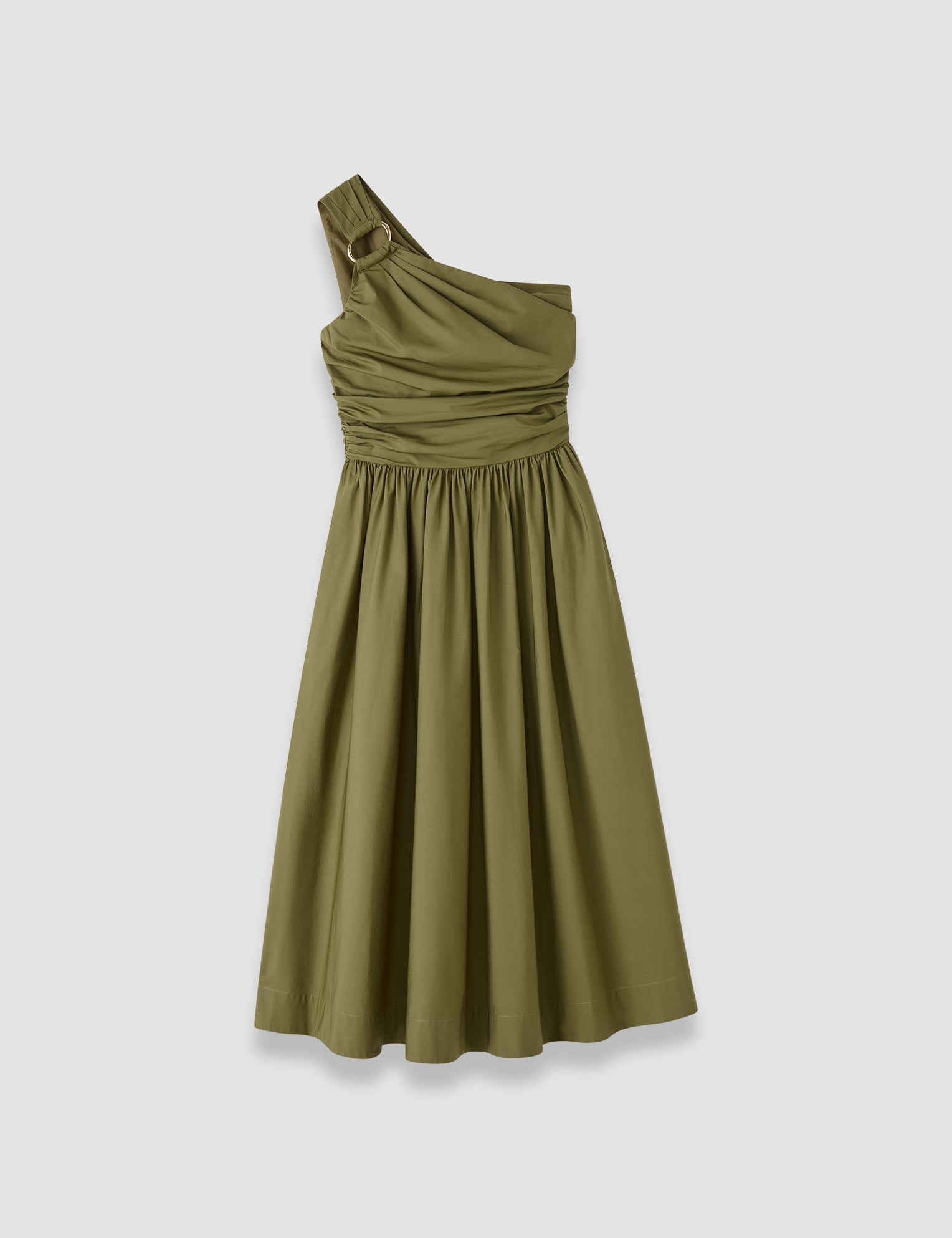 Green Ros Cotton Poplin Dress - Joseph