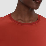 Red Rubin Crepe de Soie Silk Blouse - Joseph