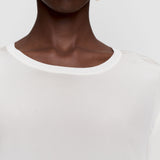 White Rubin Crepe de Soie Silk Blouse - Joseph