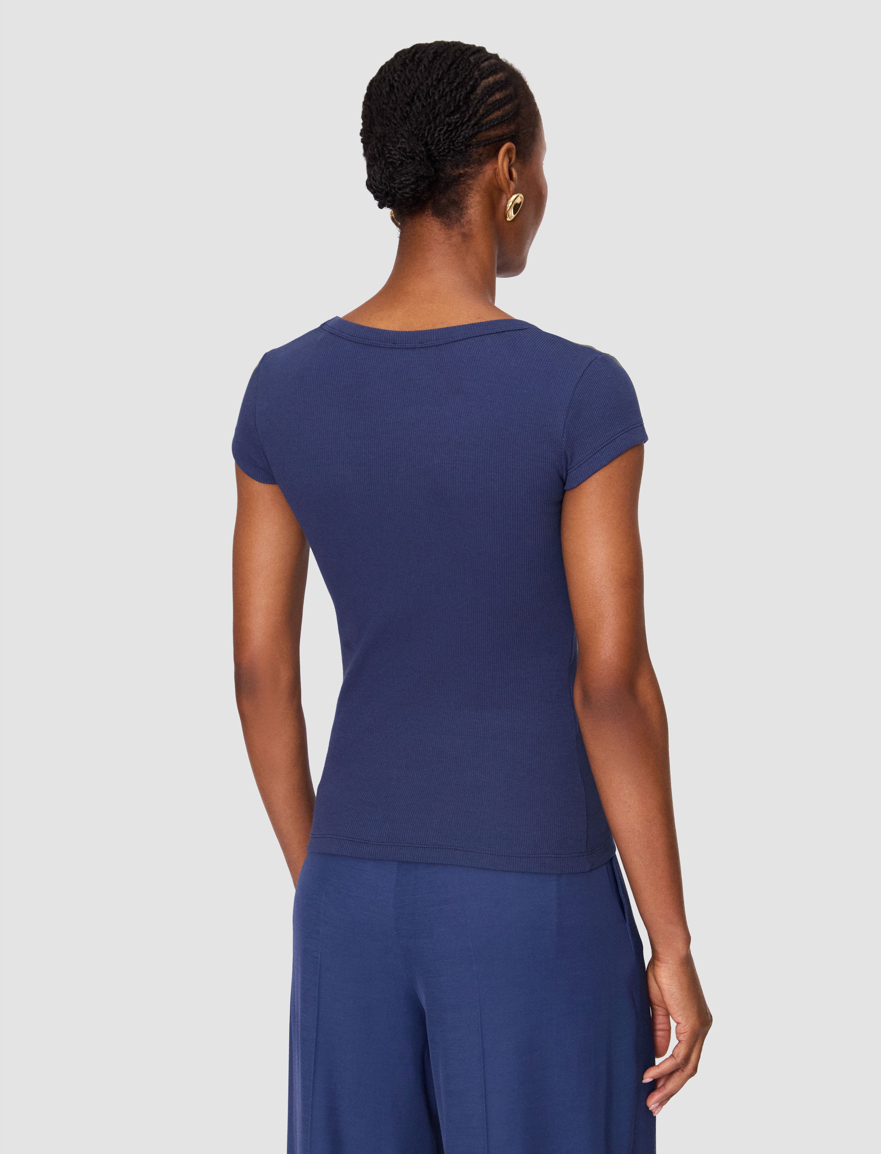 blue-saba-cotton-rib-top-JOSEPH