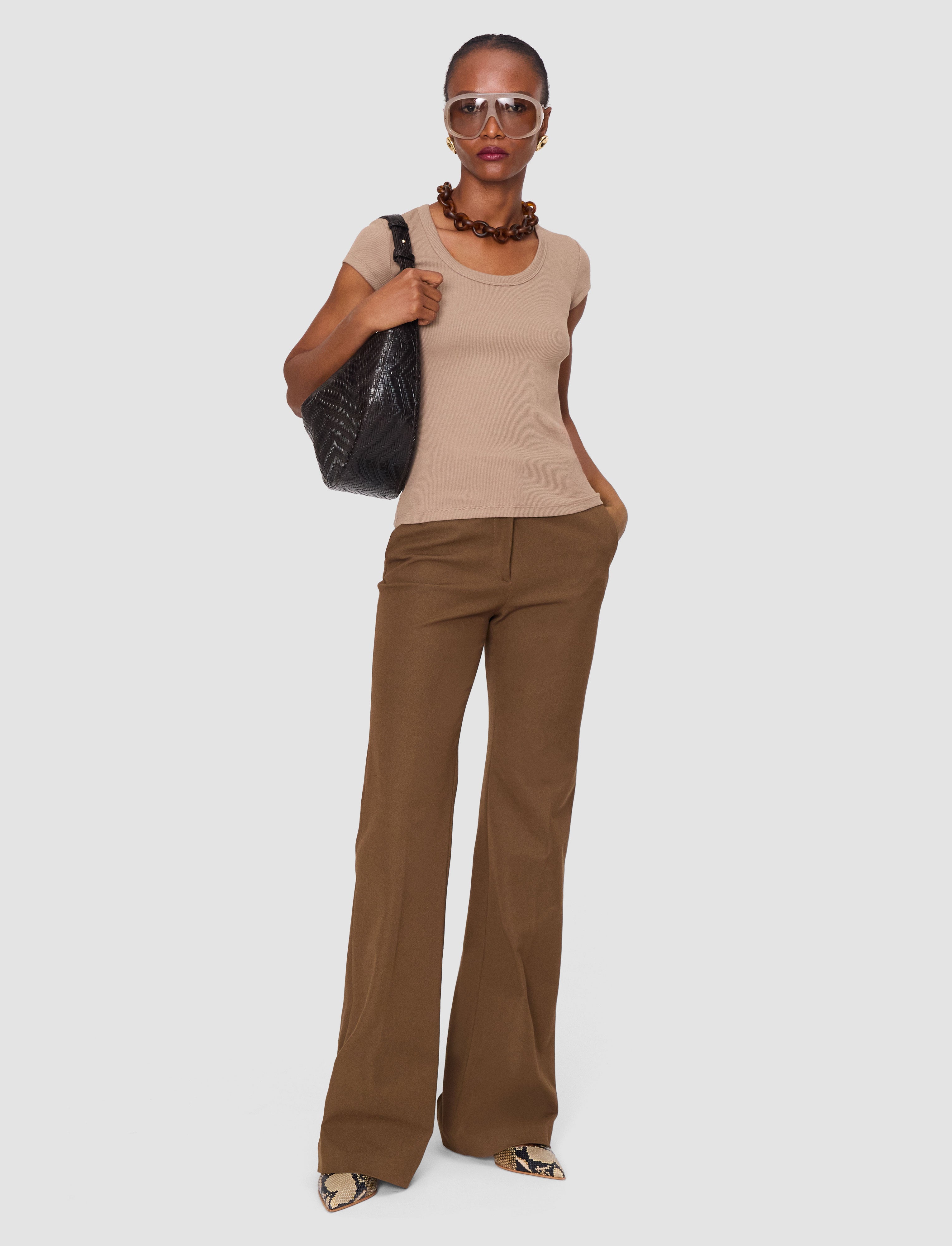 brown-saba-cotton-rib-top-JOSEPH