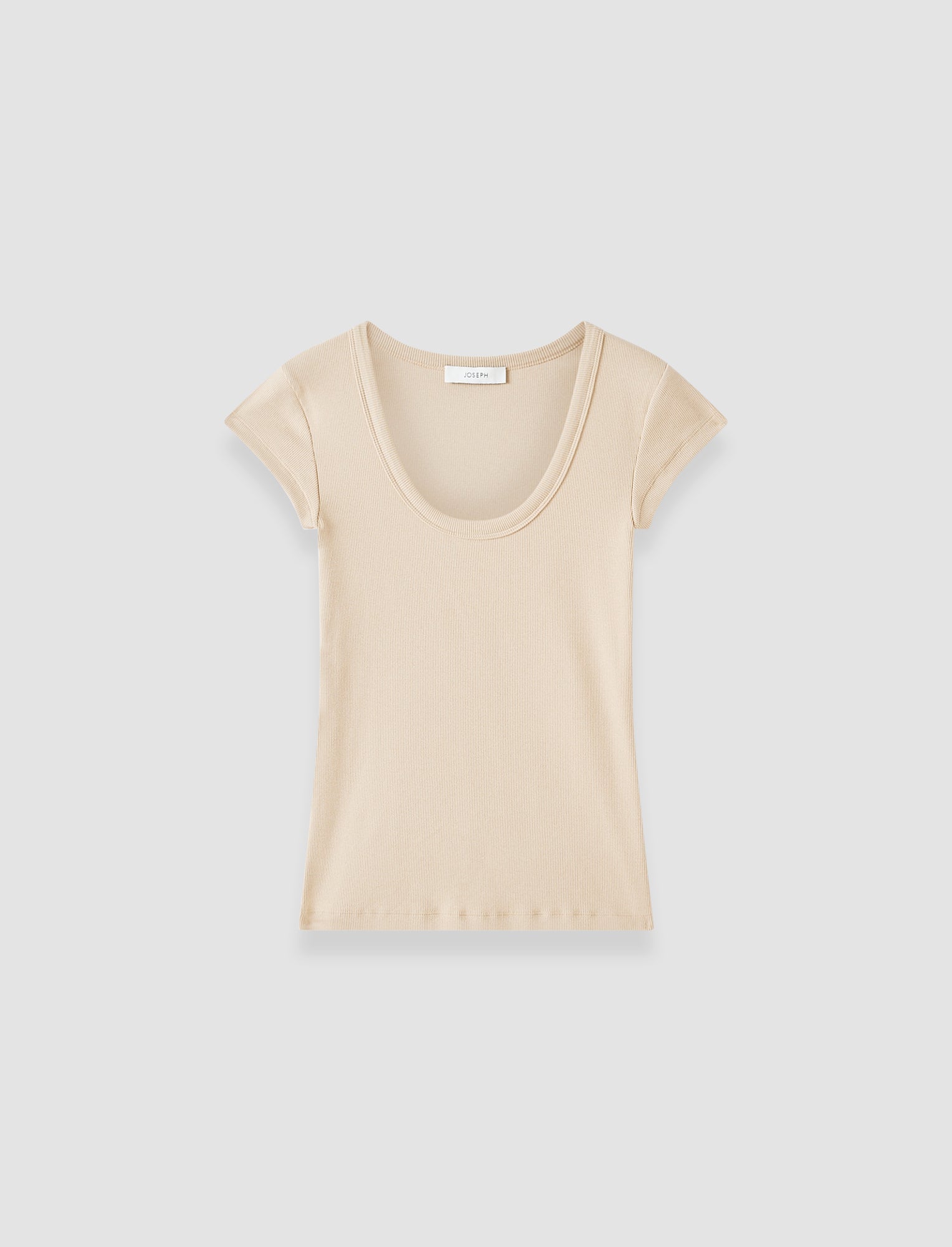 beige-saba-cotton-rib-top-JOSEPH