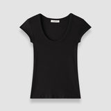 Saba Cotton Rib Top