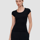 Saba Cotton Rib Top
