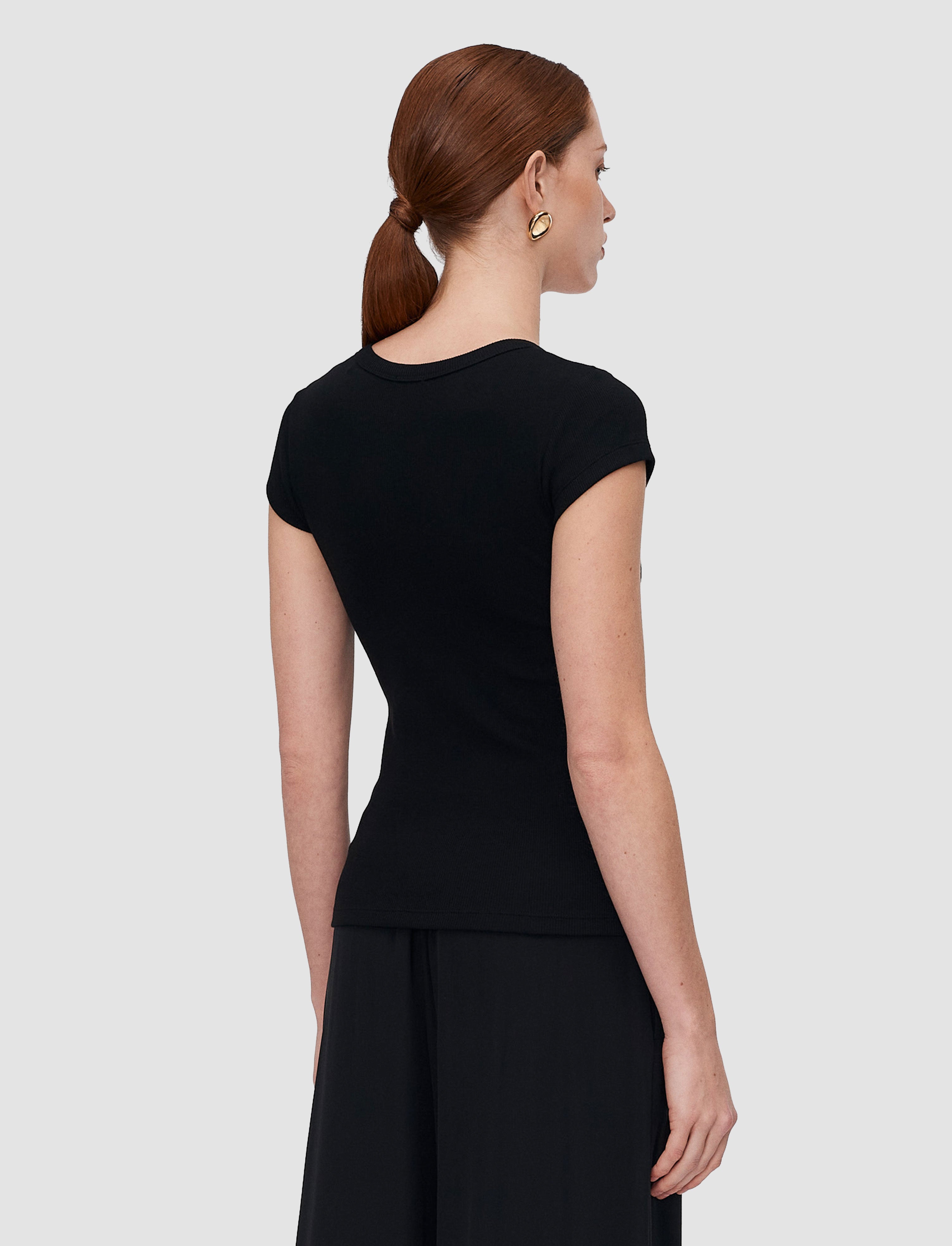 black-saba-cotton-rib-top-JOSEPH
