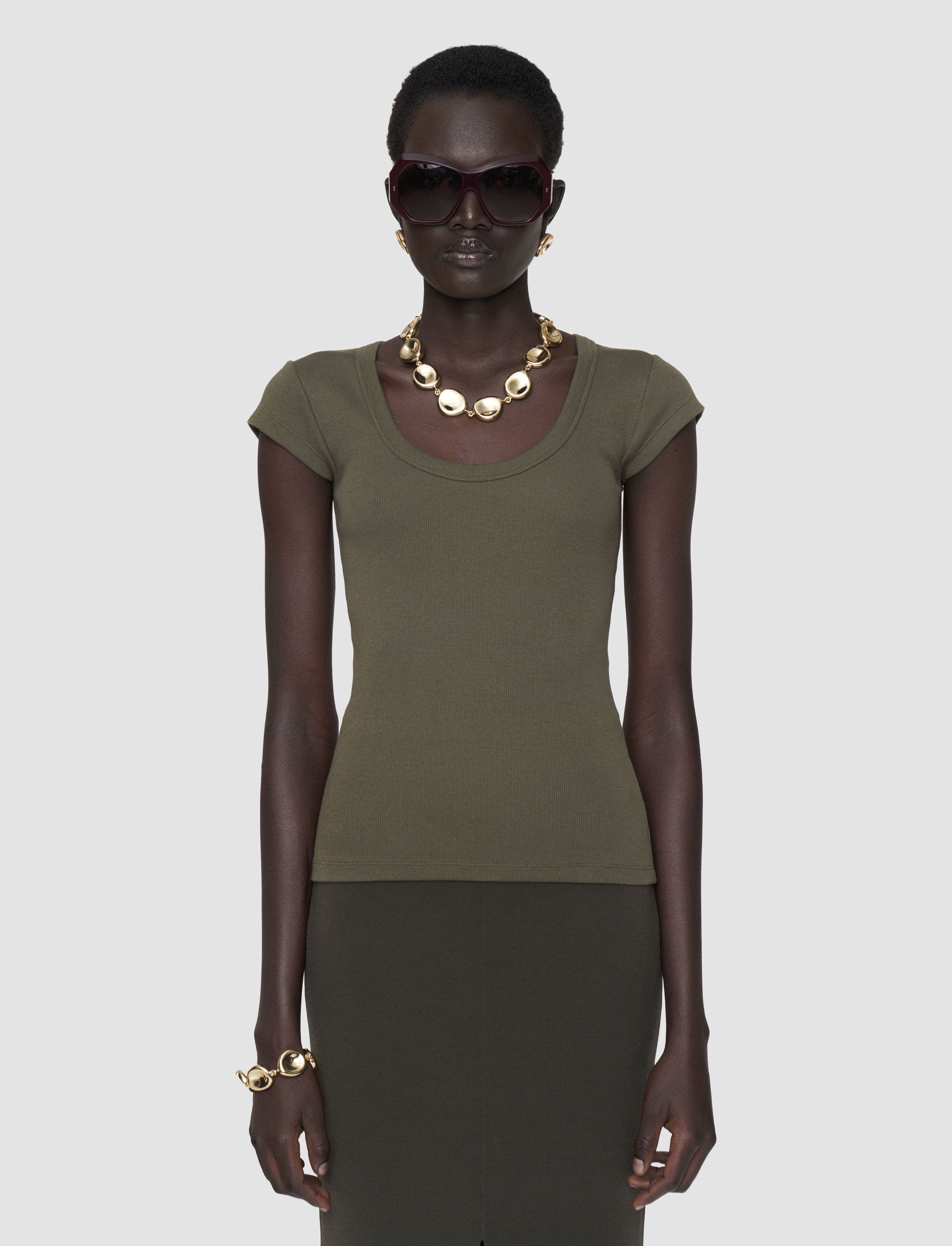 green-saba-cotton-rib-top-JOSEPH