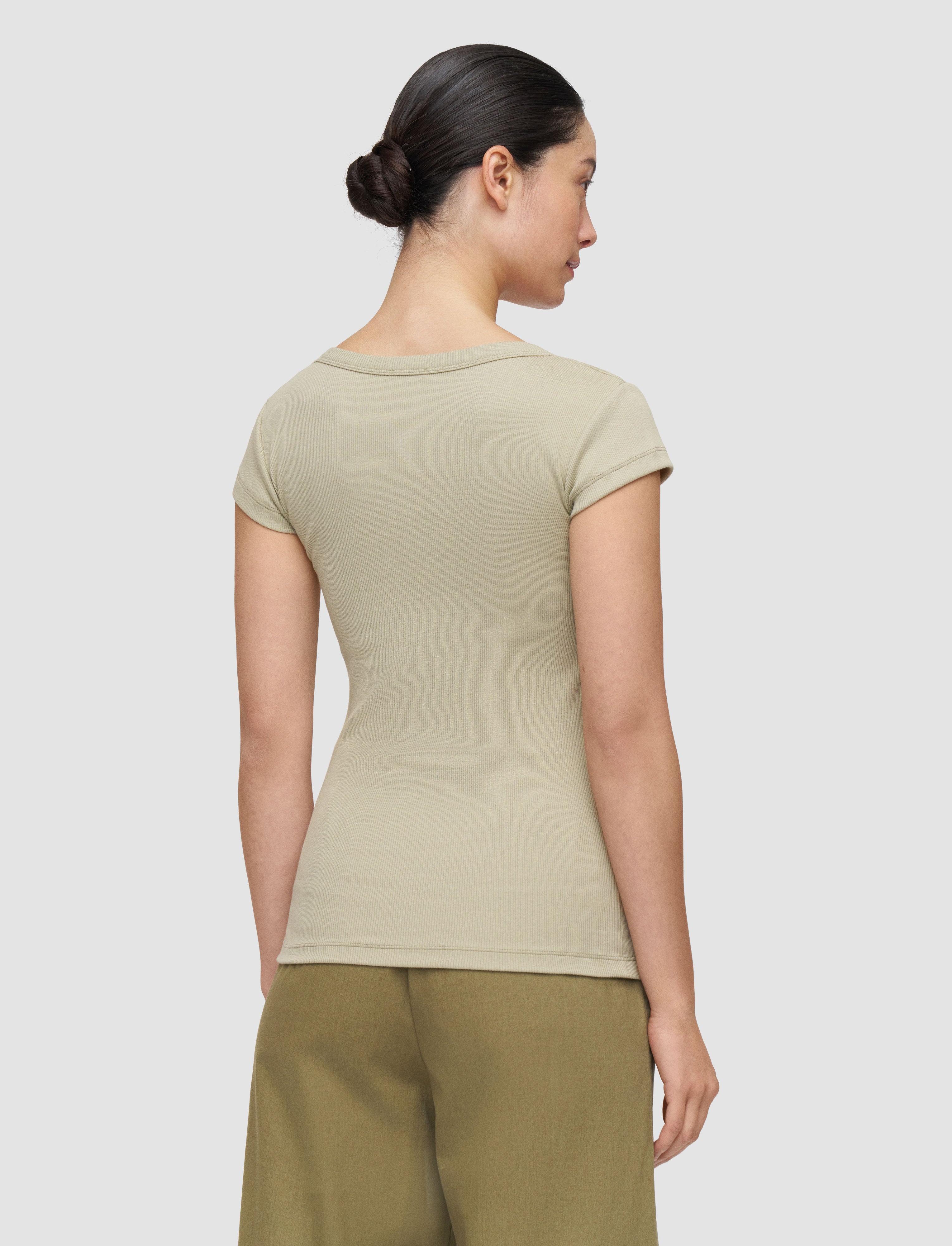 green-saba-cotton-rib-top-JOSEPH