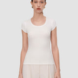 Saba Cotton Rib Top