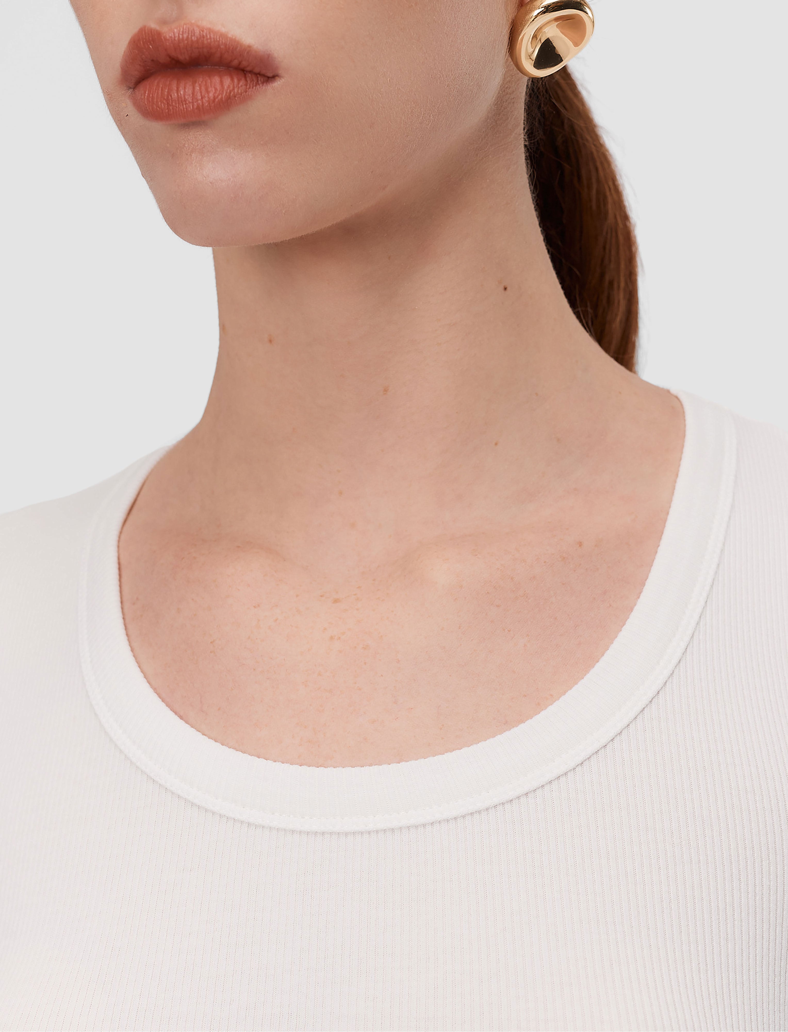 white-saba-cotton-rib-top-JOSEPH