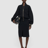 Black Sable Compact Milano Knit Jacket - Joseph