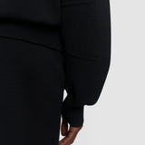 Black Sable Compact Milano Knit Jacket - Joseph