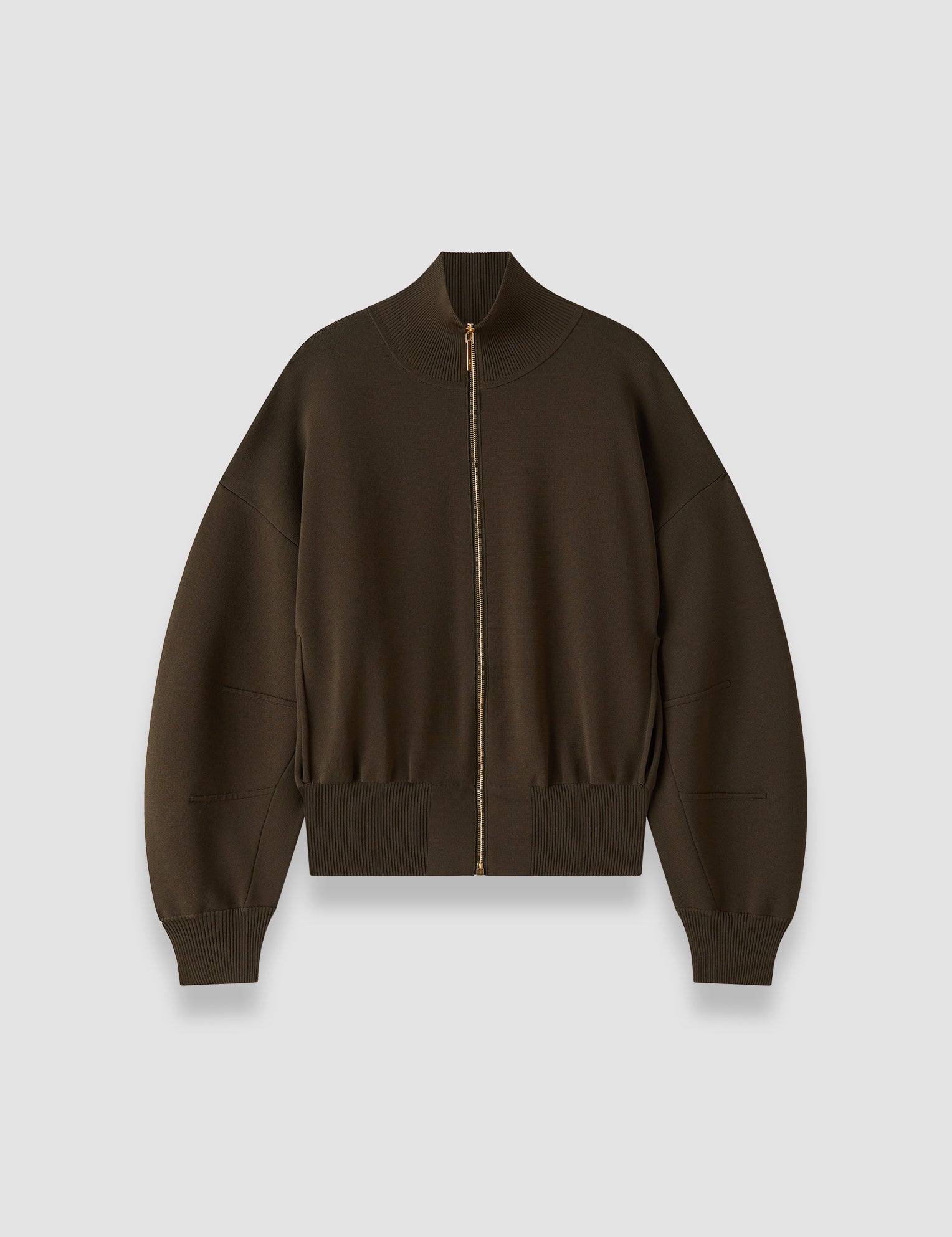Green Sable Compact Milano Knit Jacket - Joseph