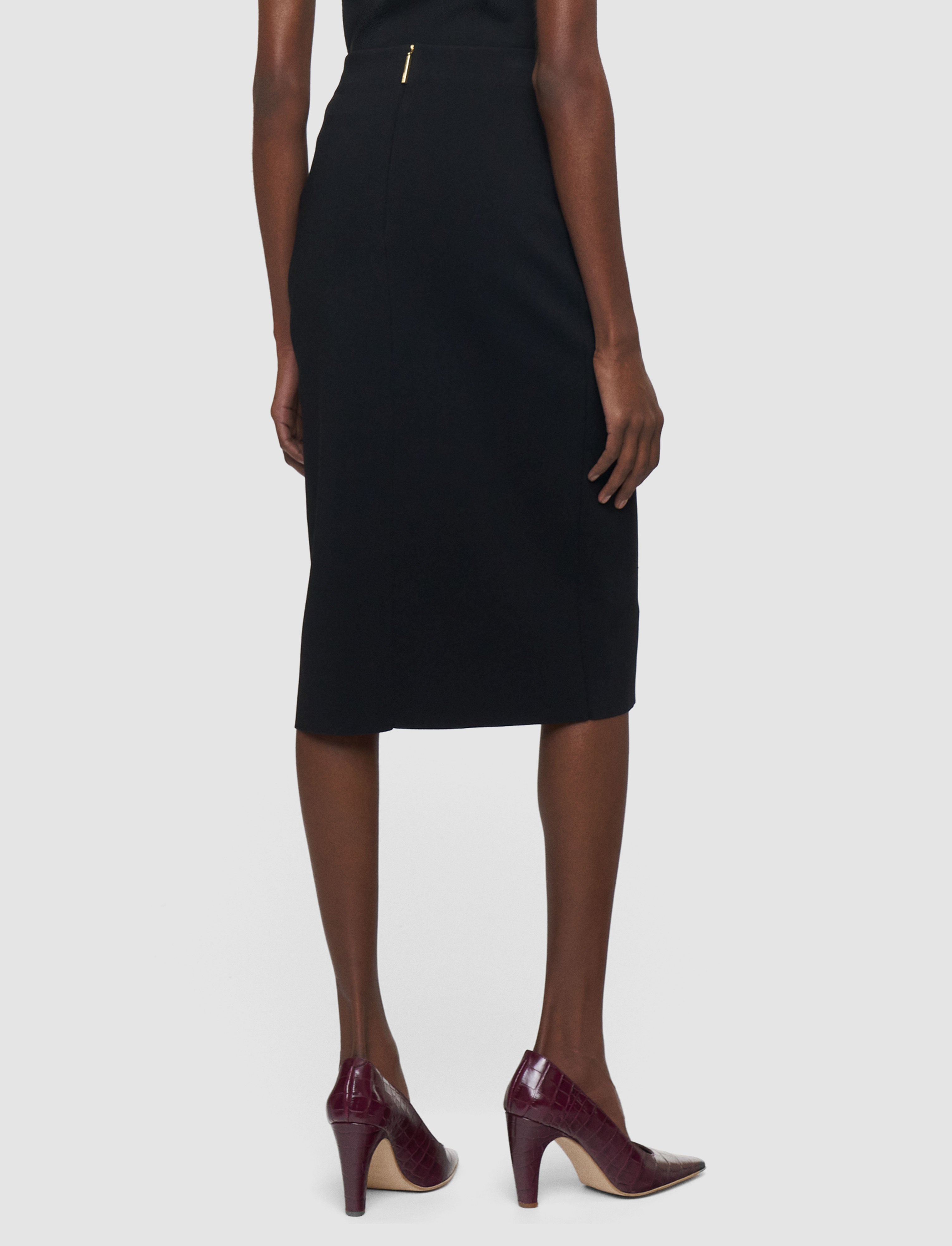 black-safir-compact-milano-knit-skirt-JOSEPH