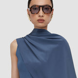 Sarry Crepe de Soie Silk Scarf