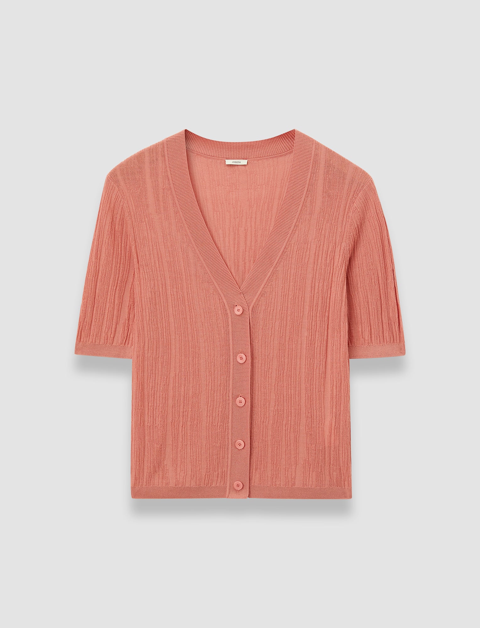 pink-sens-silk-cotton-rib-short-sleeve-cardigan-JOSEPH