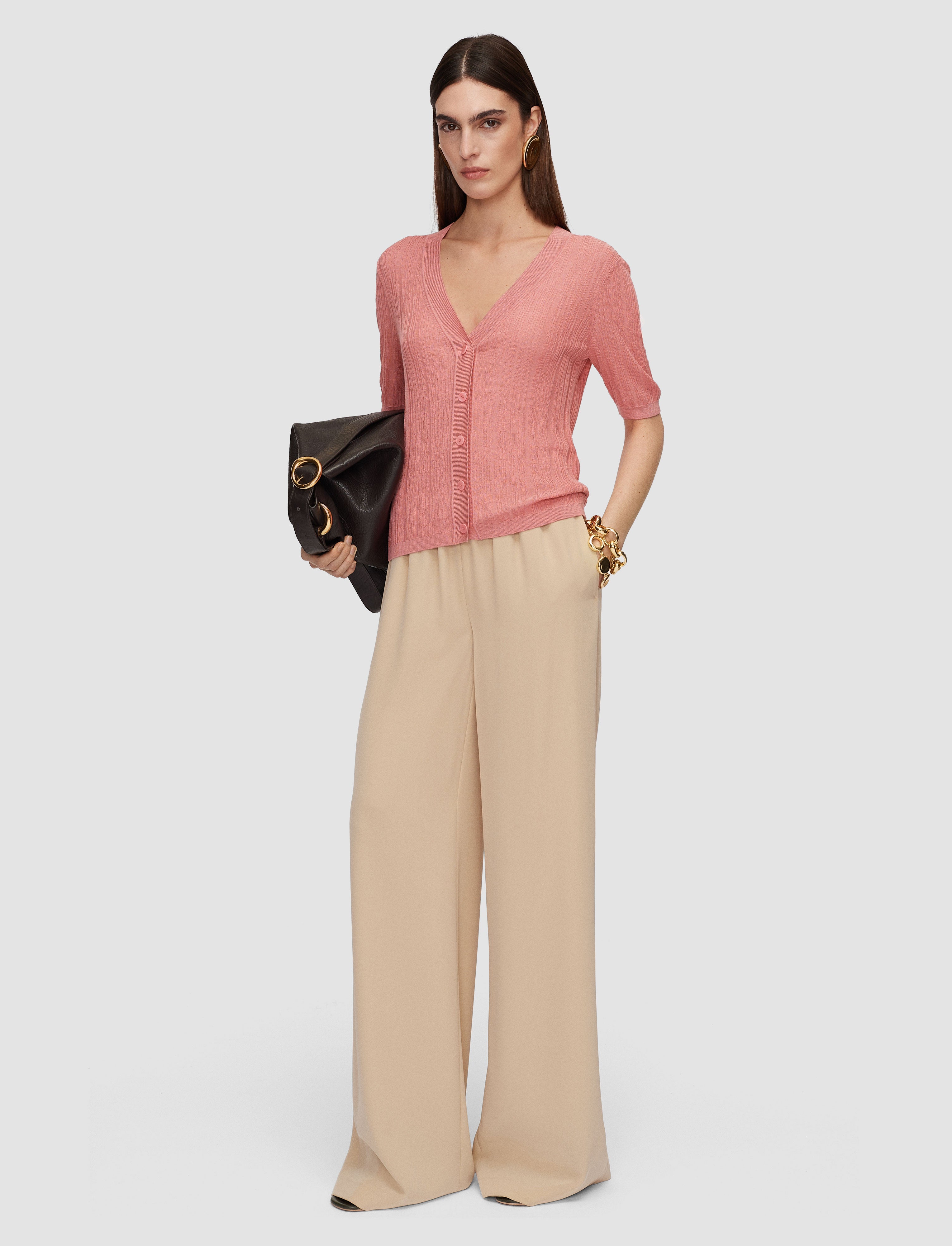 pink-sens-silk-cotton-rib-short-sleeve-cardigan-JOSEPH