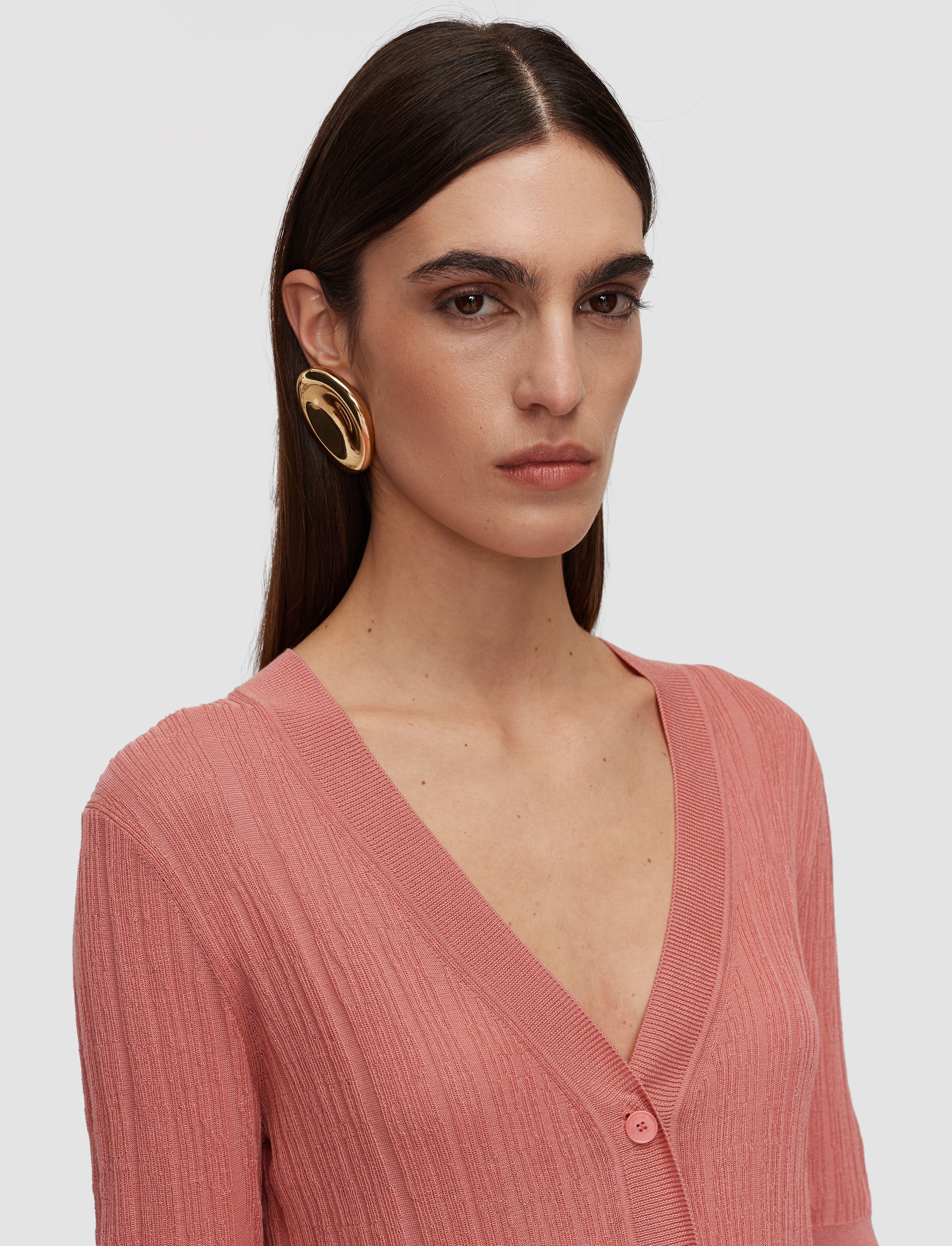 pink-sens-silk-cotton-rib-short-sleeve-cardigan-JOSEPH