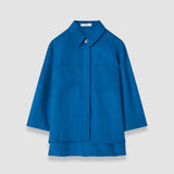 Blue Simi Linen Blend Shirt - Joseph