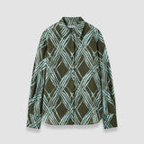 Sina Open Weave Silk Blouse