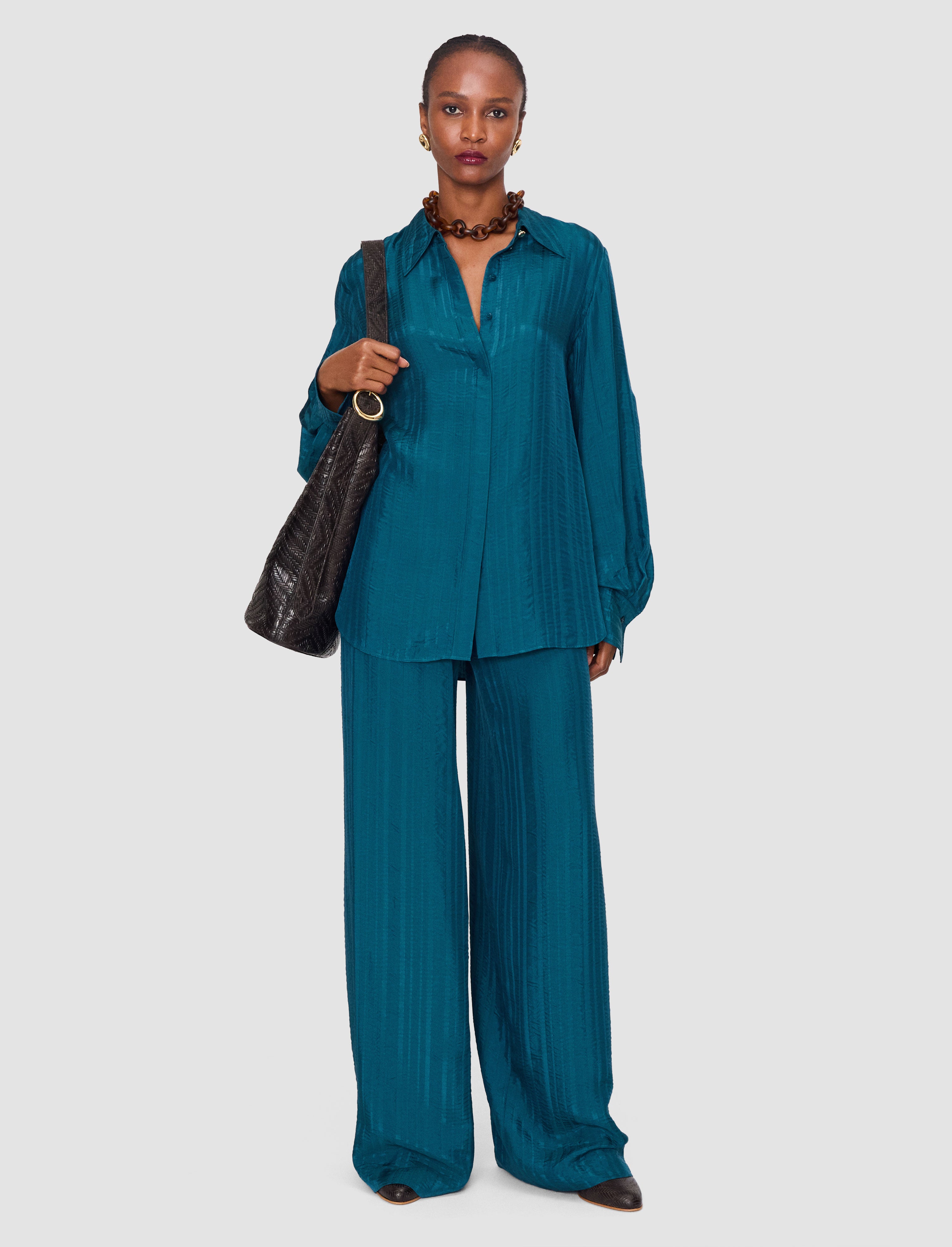 blue-sina-silk-stripe-blouse-JOSEPH