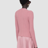 Sinai Plissé Knit Cardigan