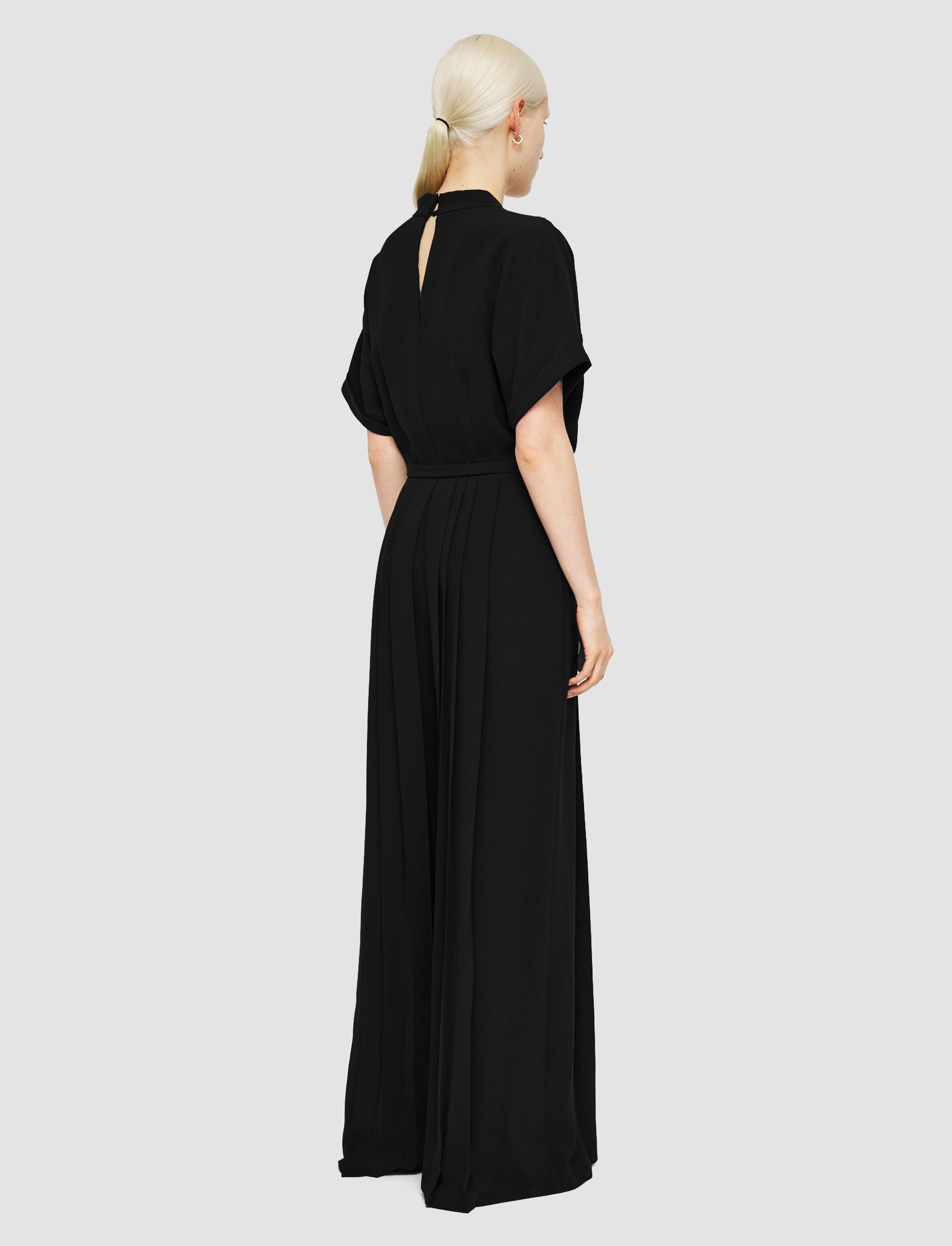 black-sofia-airy-plisse-jumpsuit-JOSEPH