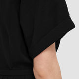 Black Sofia Airy Plissé Jumpsuit - Joseph