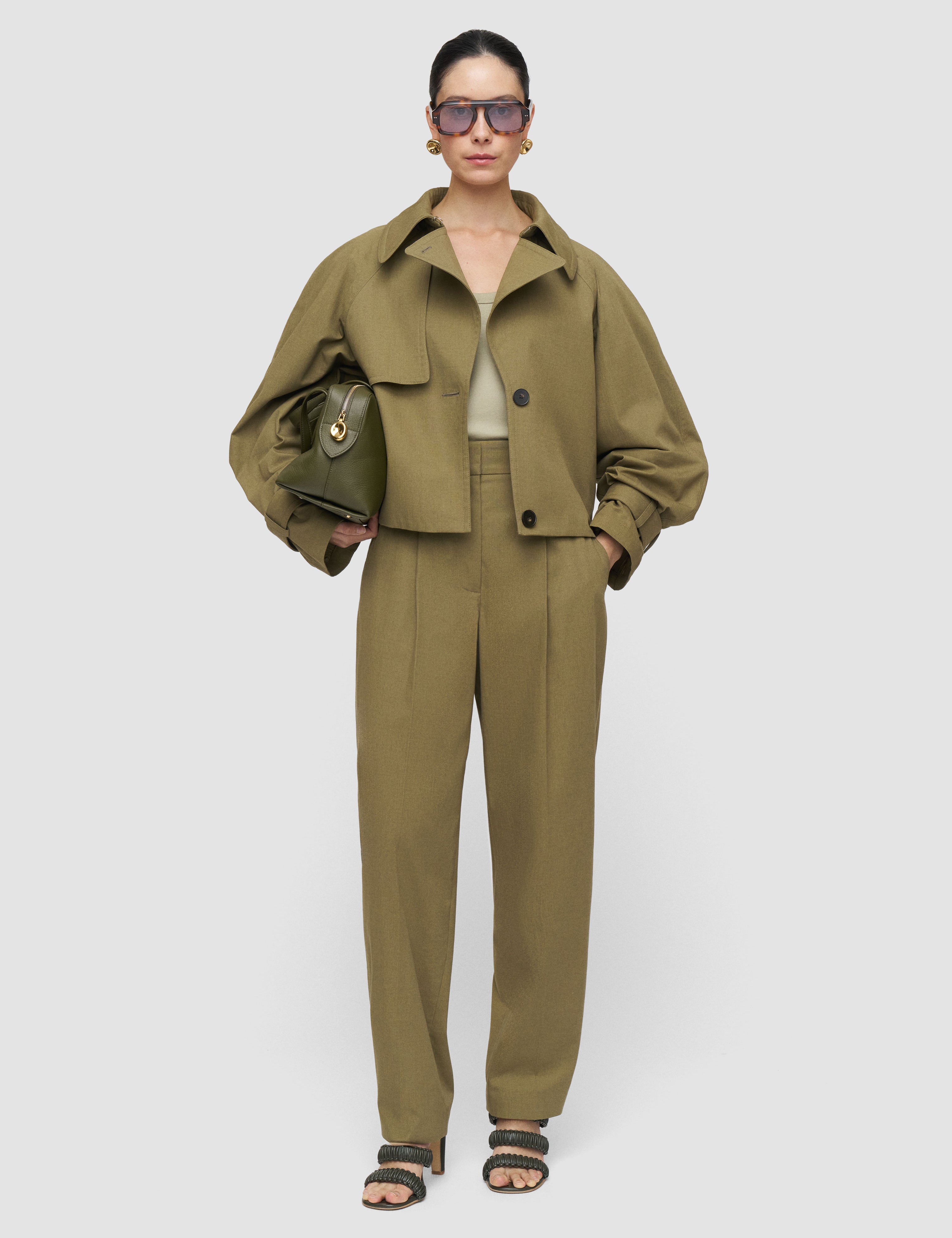 Green Suber Light Cotton Jacket - Joseph
