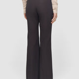 Brown Tafira Gabardine Stretch Trousers - Joseph
