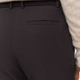 Brown Tafira Gabardine Stretch Trousers - Joseph