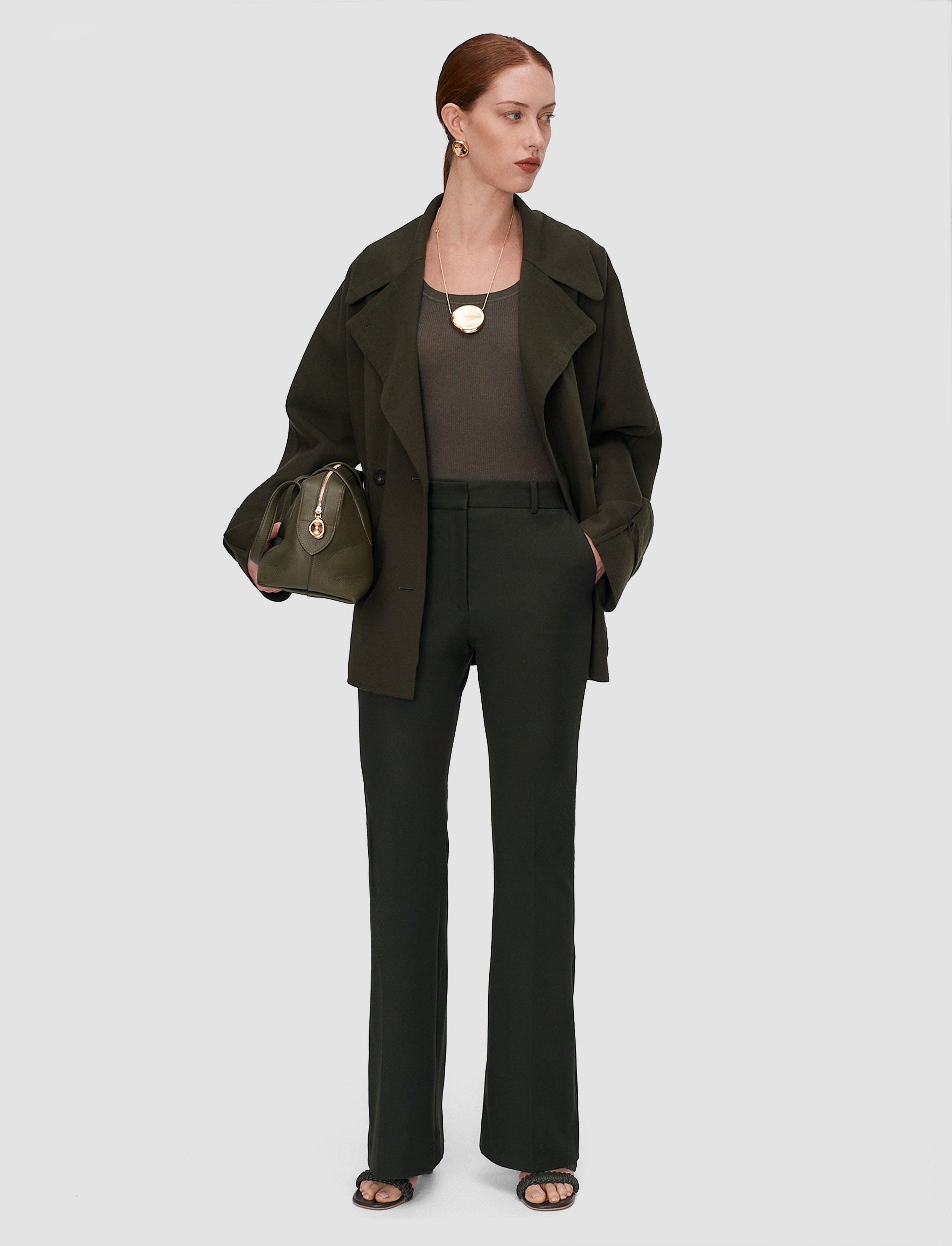 green-tafira-gabardine-stretch-trousers-JOSEPH