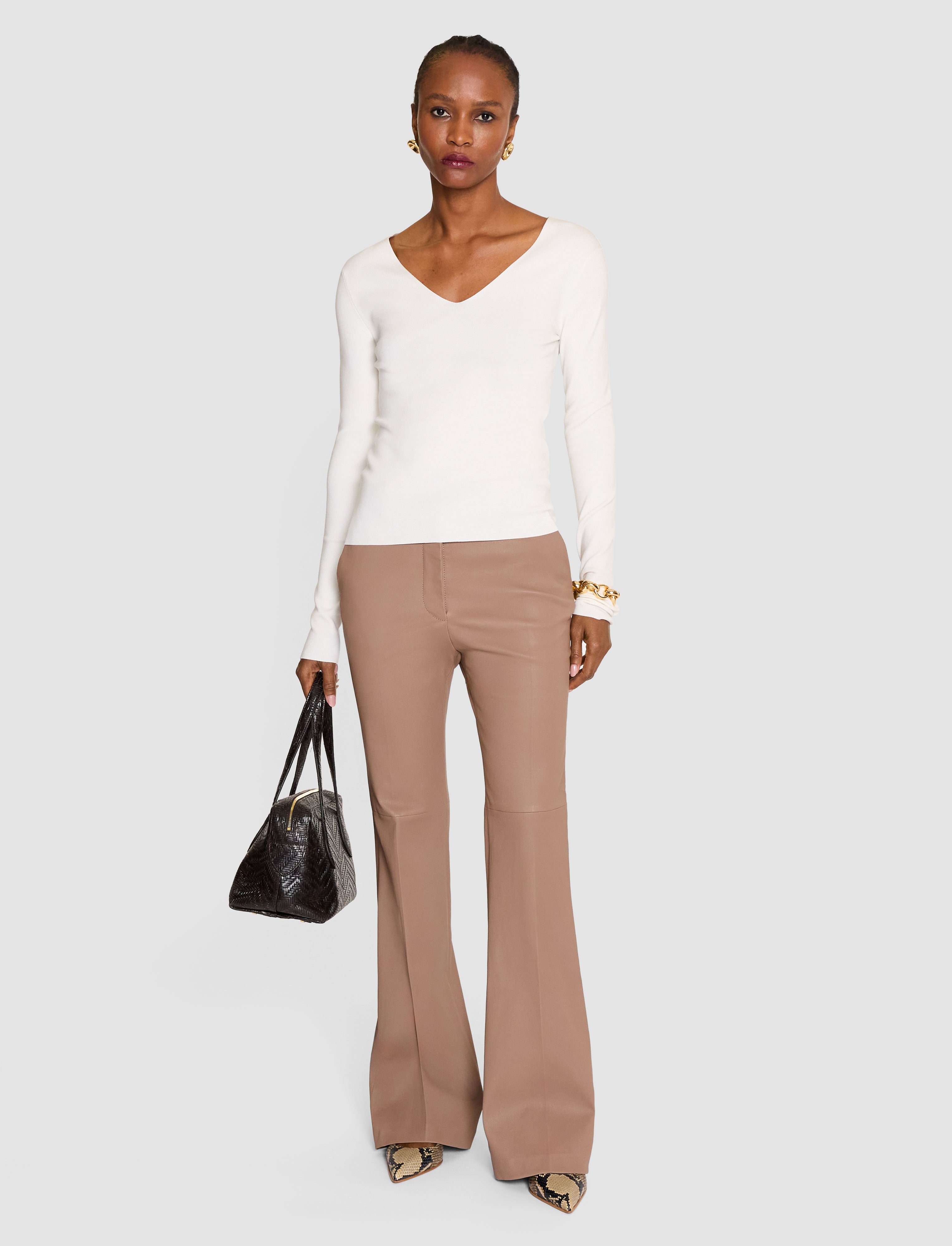 brown-tafira-leather-stretch-trousers-JOSEPH