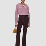 Pantalon Tafira en daim stretch 