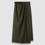 Jupe Tanger en soie jacquard