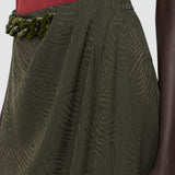 Jupe Tanger en soie jacquard