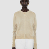 Gold Tasse Lurex Knit Cardigan - Joseph