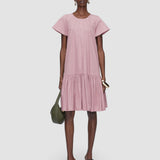 Pink Tazi Cotton Sateen Dress - Joseph