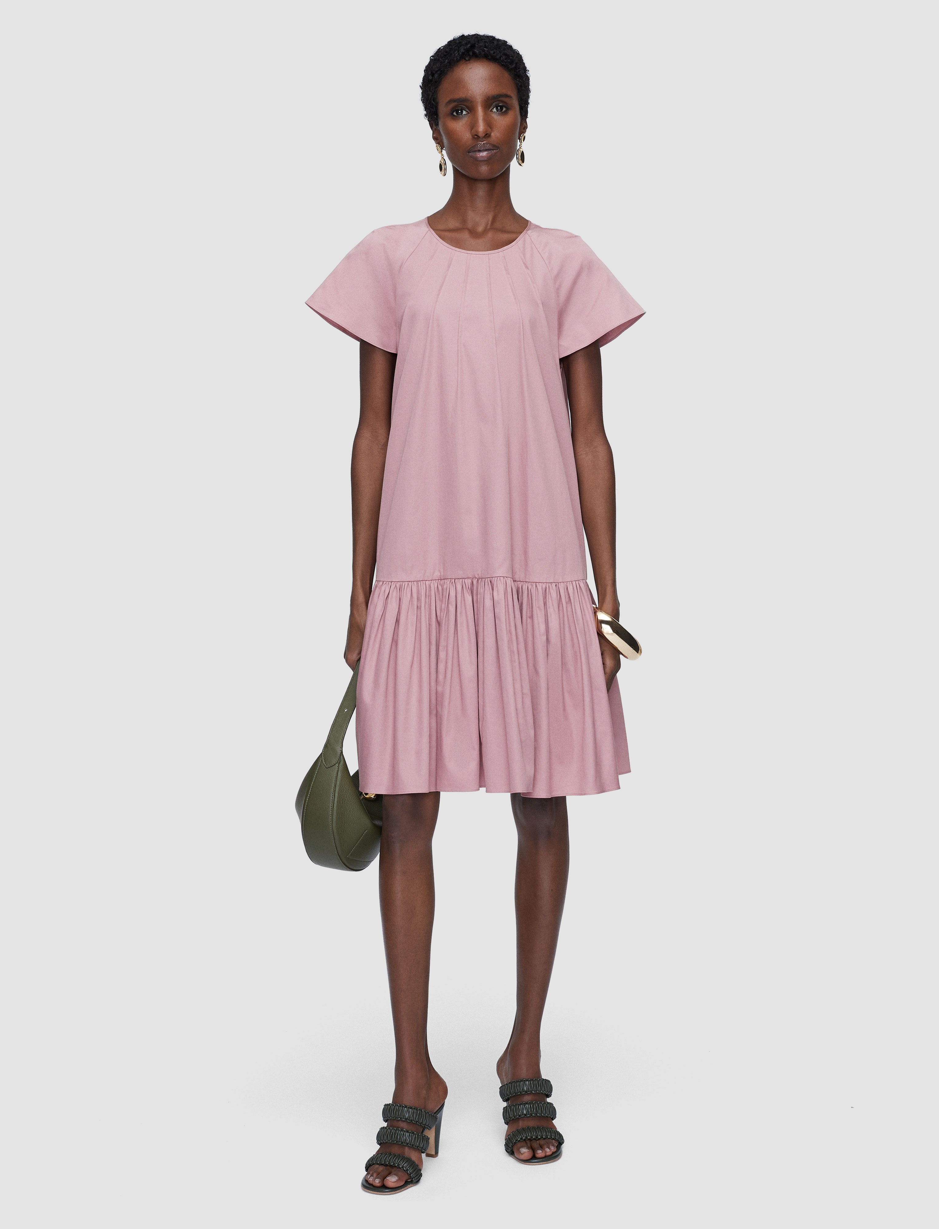 pink-tazi-cotton-sateen-dress-JOSEPH