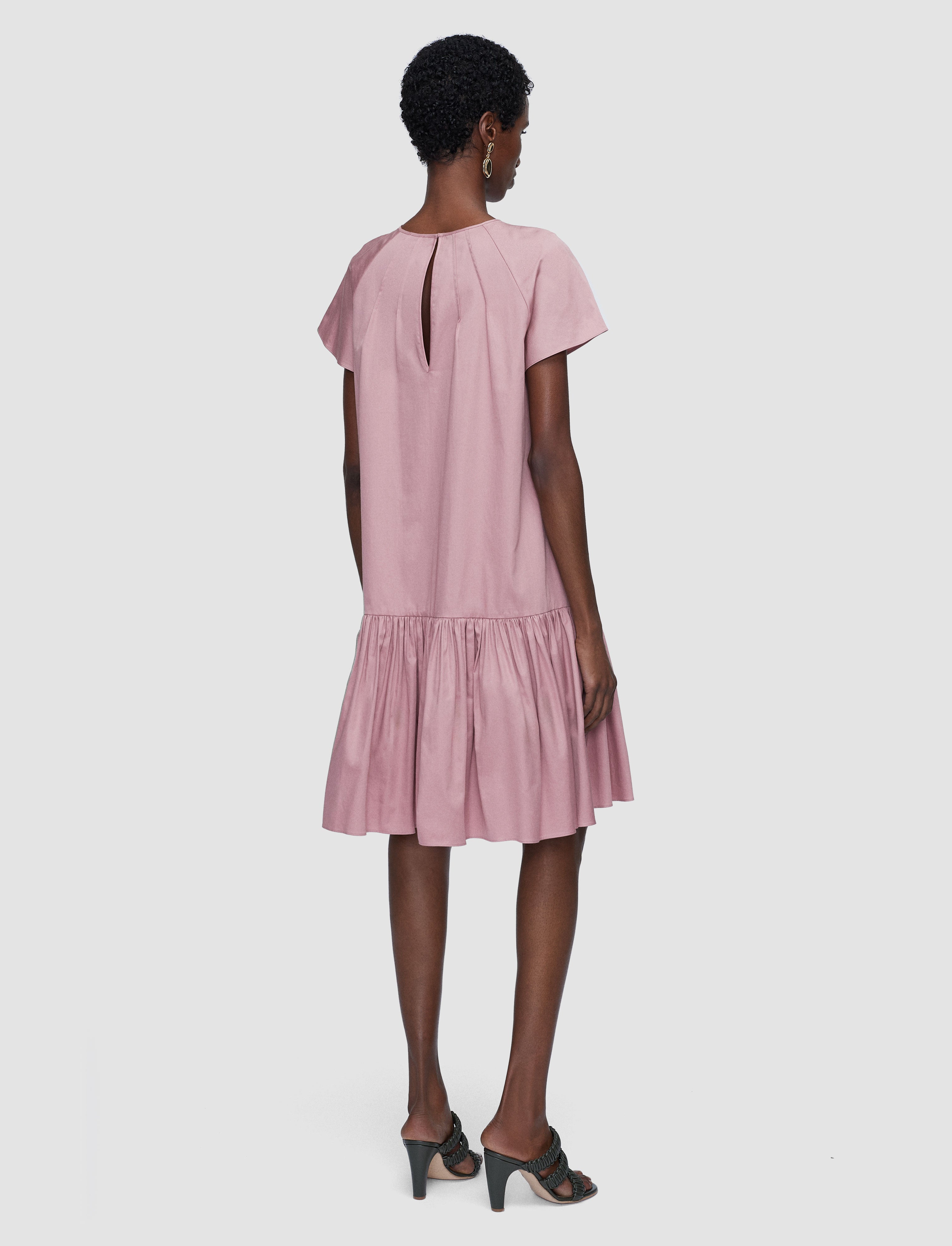 pink-tazi-cotton-sateen-dress-JOSEPH
