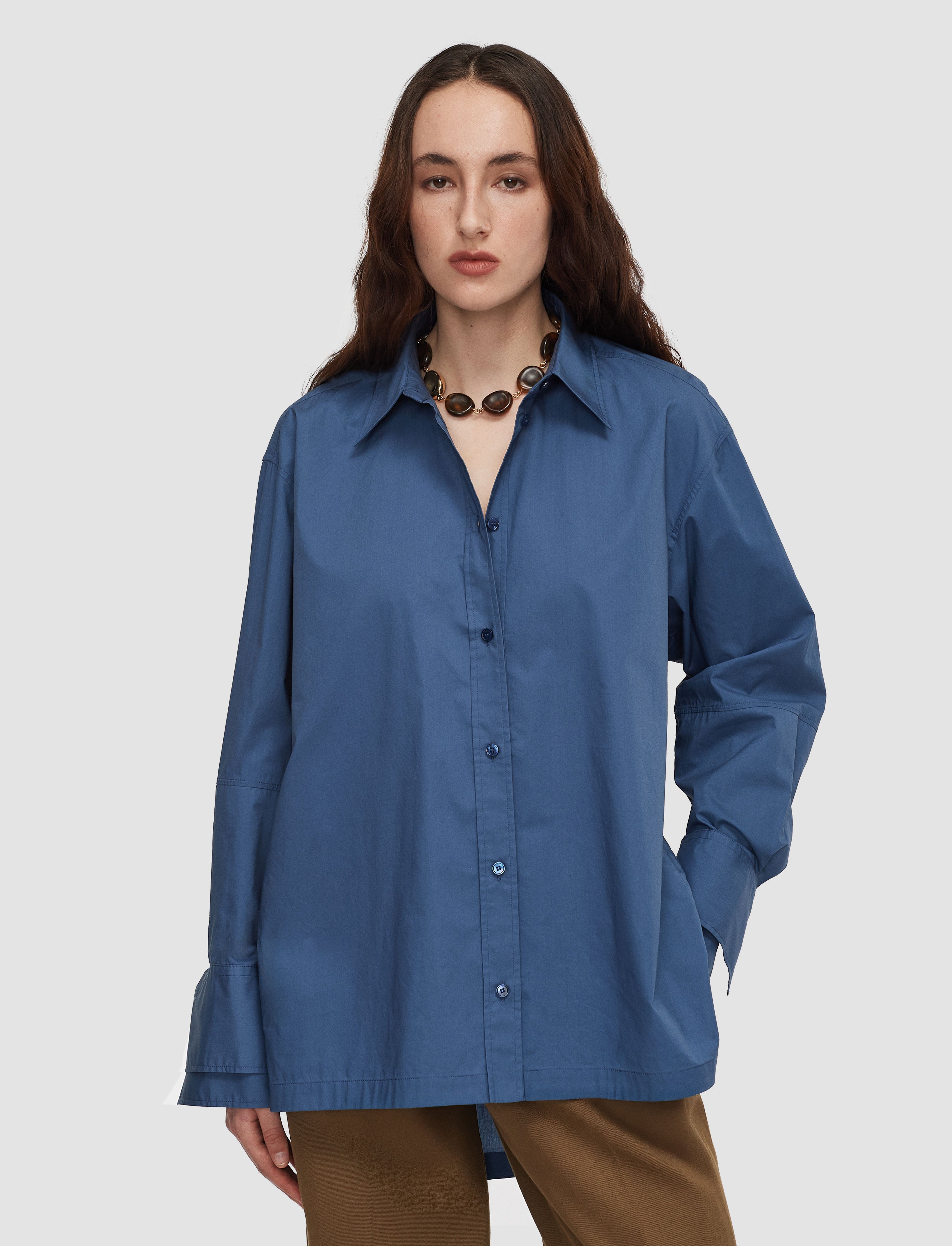 blue-theia-cotton-poplin-shirt-JOSEPH