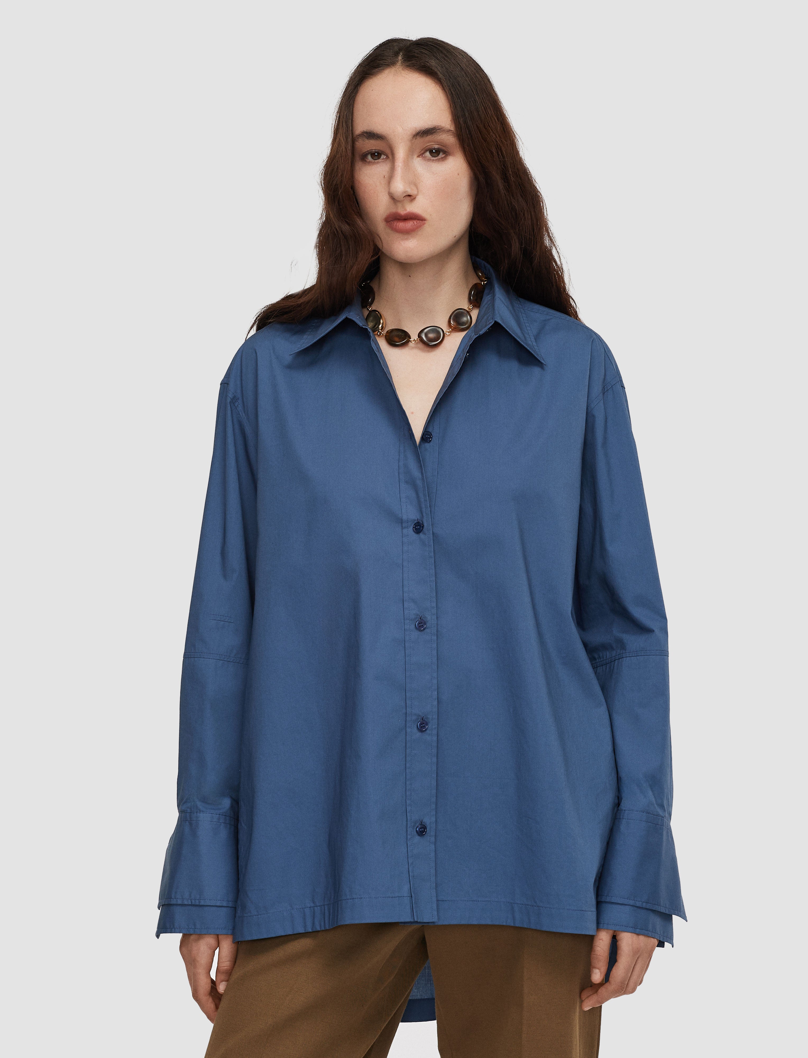 blue-theia-cotton-poplin-shirt-JOSEPH